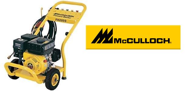 McCULLOCH FH2800 Pressure Washer Replacement Parts, breakdown & owners Manual